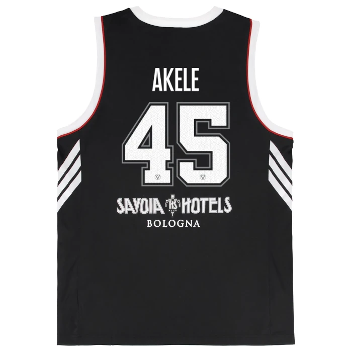 VIRTUS BOLOGNA BLACK LEAGUE JERSEY 25/26