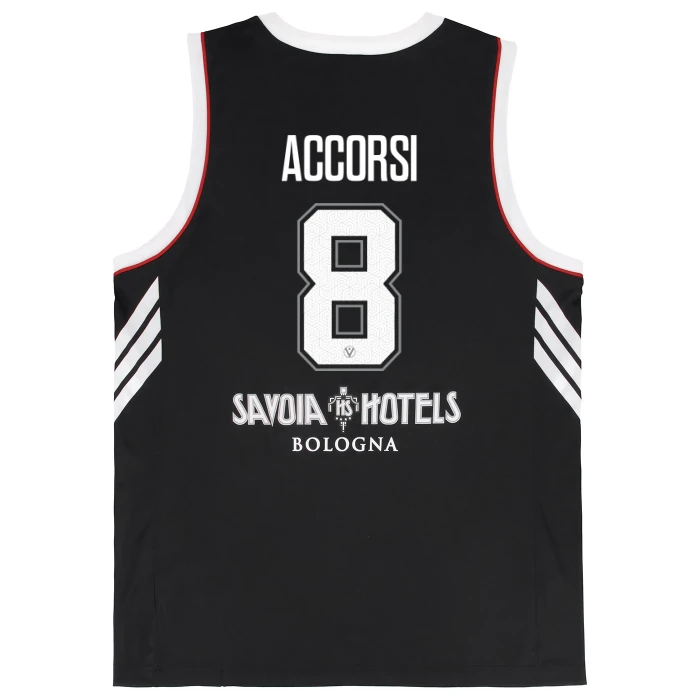 VIRTUS BOLOGNA BLACK LEAGUE JERSEY 25/26