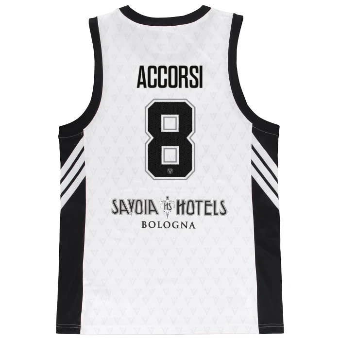VIRTUS BOLOGNA WHITE LEAGUE JERSEY 25/26