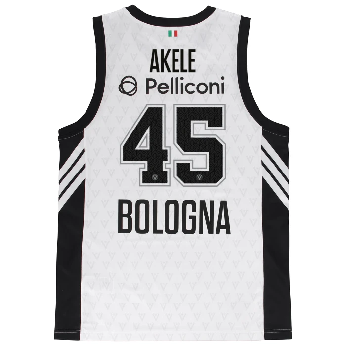 VIRTUS BOLOGNA WHITE EUROLEAGUE JERSEY 25/26