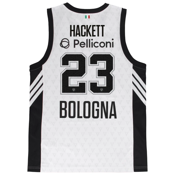VIRTUS BOLOGNA WHITE EUROLEAGUE JERSEY 25/26