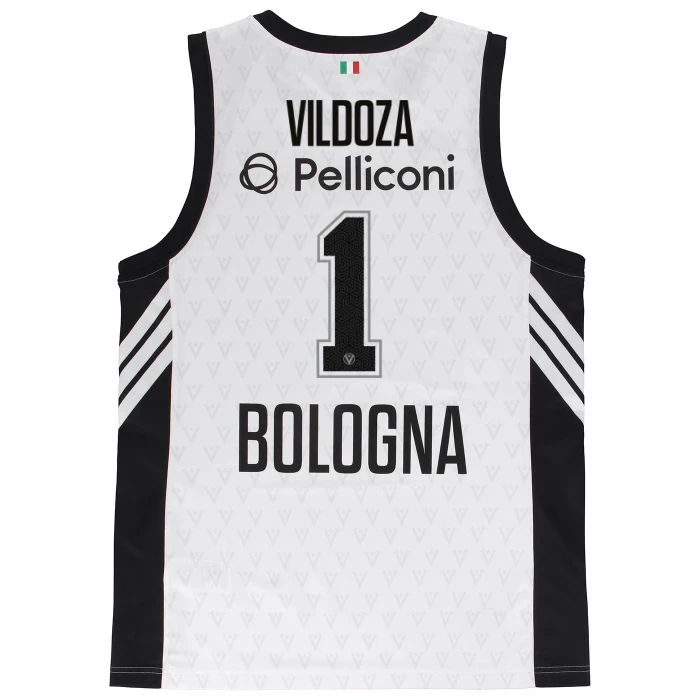 VIRTUS BOLOGNA WHITE EUROLEAGUE JERSEY 25/26