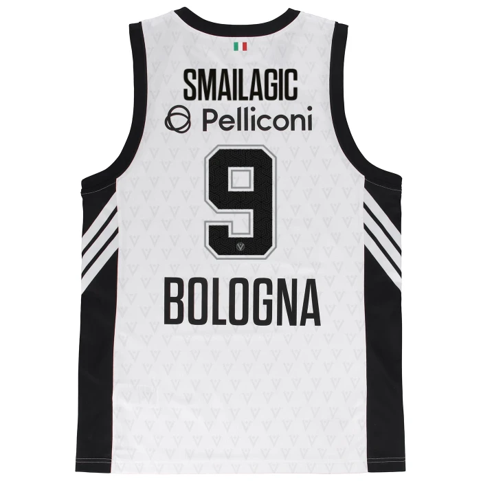 VIRTUS BOLOGNA WHITE EUROLEAGUE JERSEY 25/26