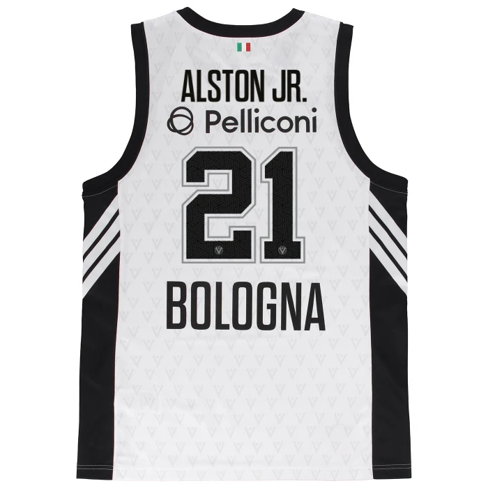 VIRTUS BOLOGNA WHITE EUROLEAGUE JERSEY 25/26