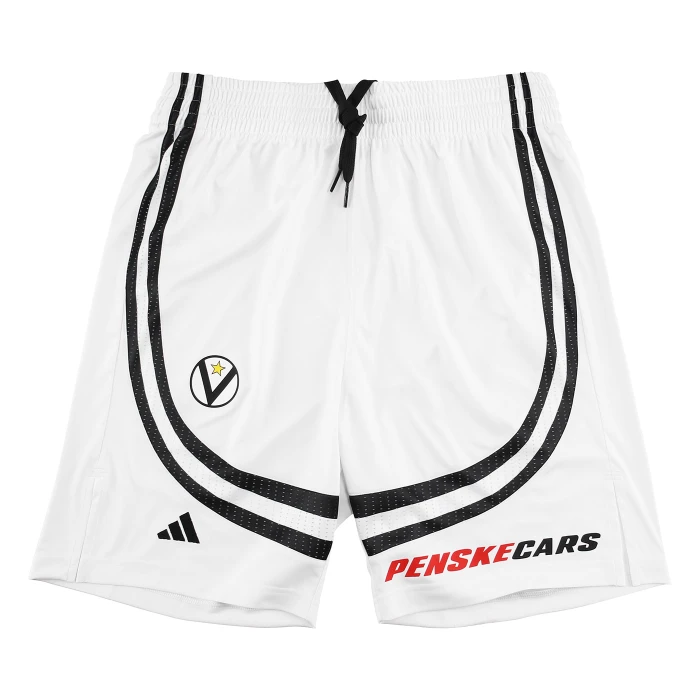 VIRTUS BOLOGNA WHITE LEAGUE SHORTS 24/25