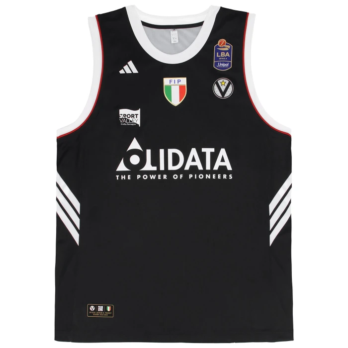 VIRTUS BOLOGNA BLACK LEAGUE JERSEY 25/26