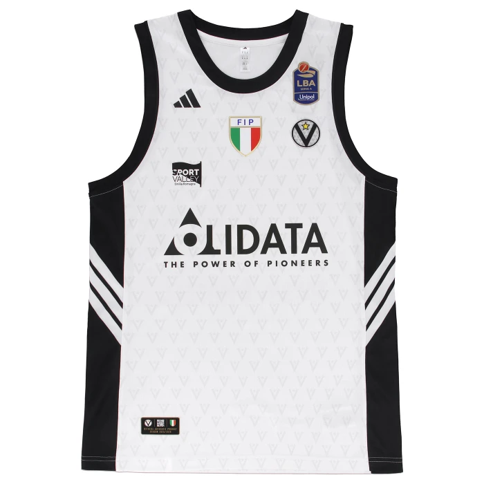 VIRTUS BOLOGNA WHITE LEAGUE JERSEY 25/26