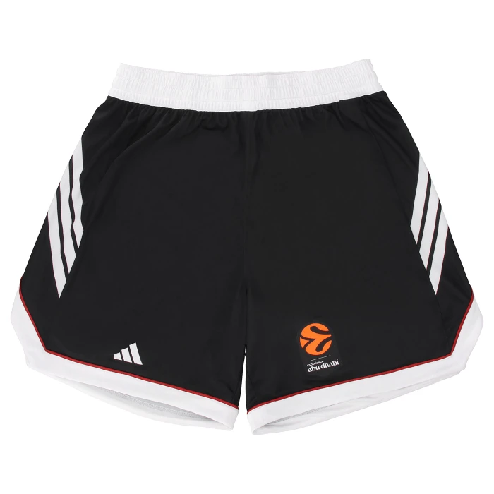 VIRTUS BOLOGNA BLACK EUROLEAGUE SHORTS 25/26