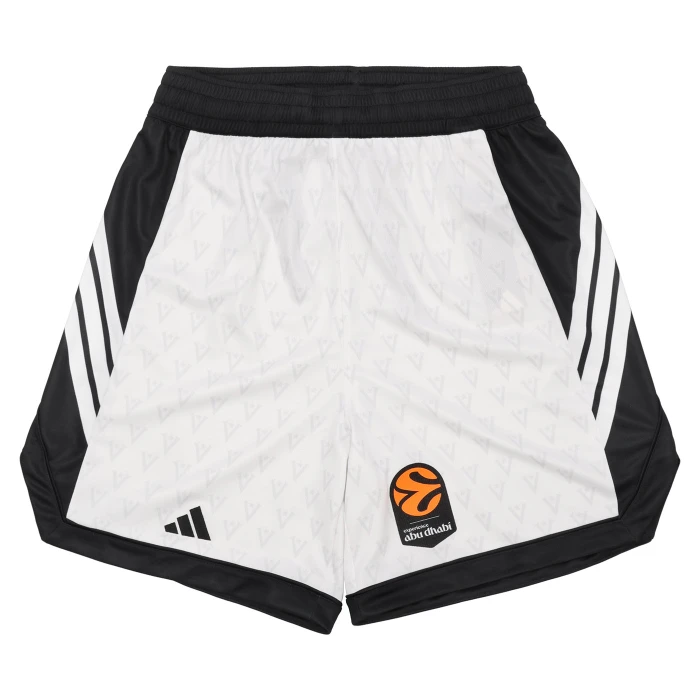 VIRTUS BOLOGNA WHITE EUROLEAGUE SHORTS 25/26