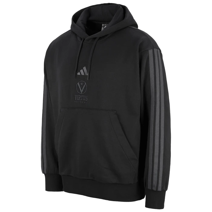 VIRTUS BOLOGNA BLACK EMBROIDERY SWEATSHIRT