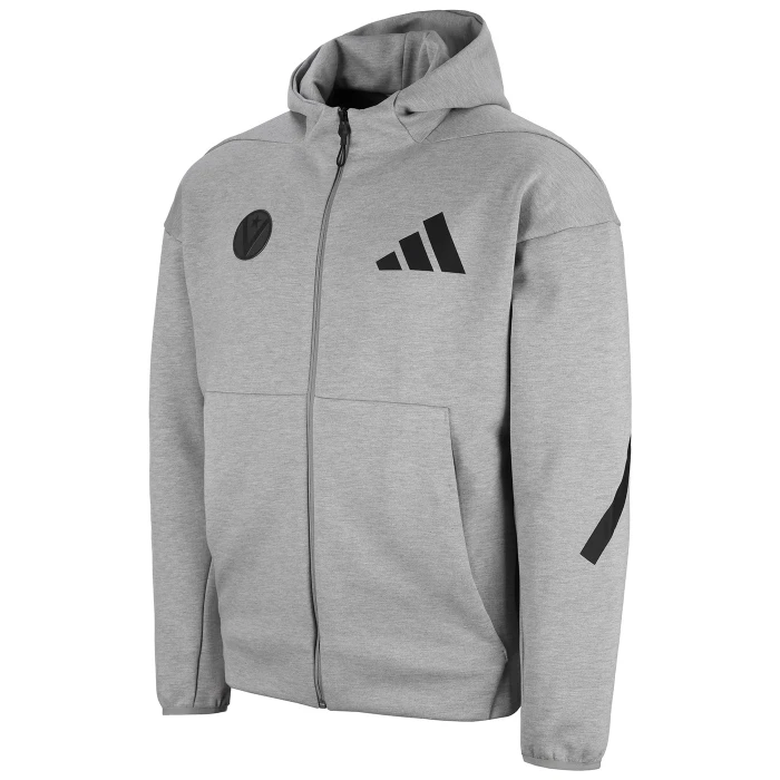 VIRTUS BOLOGNA GREY TRAVEL HOODIE