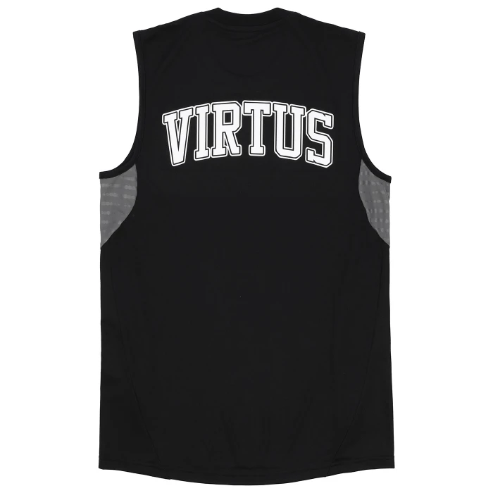 VIRTUS BOLOGNA BLACK SLEEVELESS JACKET