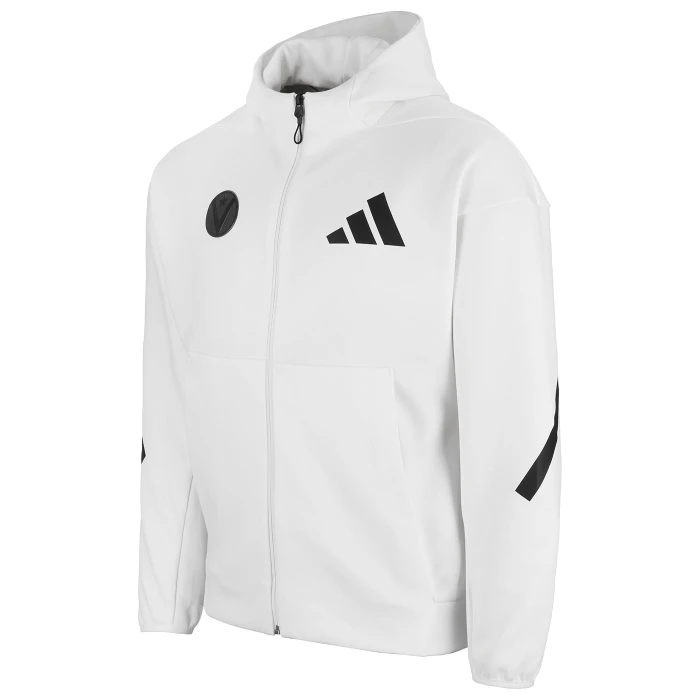 VIRTUS BOLOGNA WHITE TRAVEL HOODIE