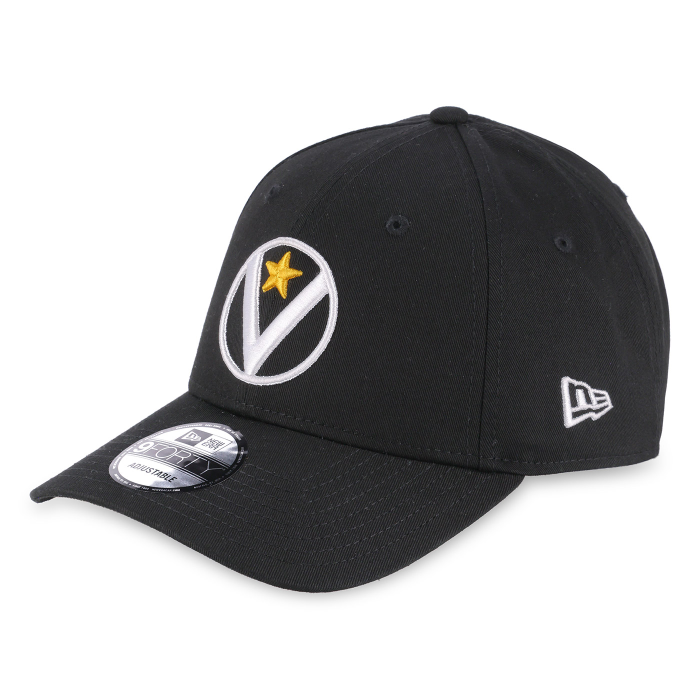 VIRTUS BOLOGNA NEW ERA 9FORTY BLACK LOGO CAP