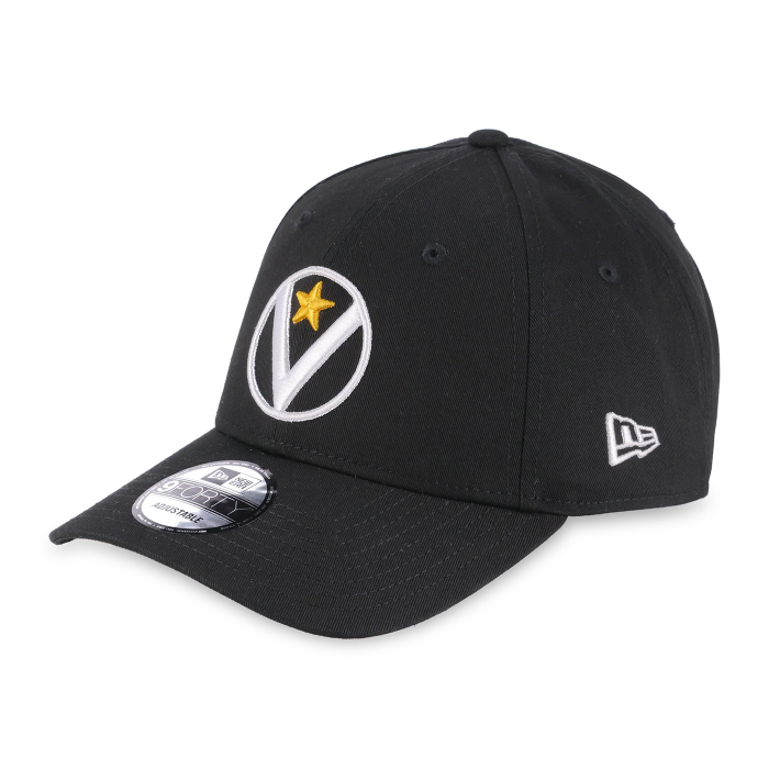 VIRTUS BOLOGNA NEW ERA 9FORTY BLACK LOGO CAP - KIDS